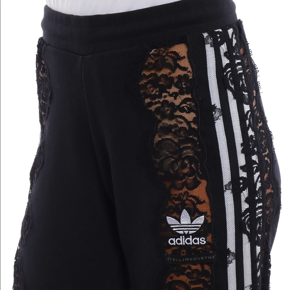 Lace Trim Sweatpants